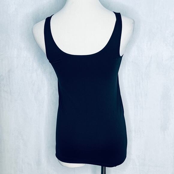 Ellen Tracy Black Reversible Sleeveless Top New - Picture 2 of 3
